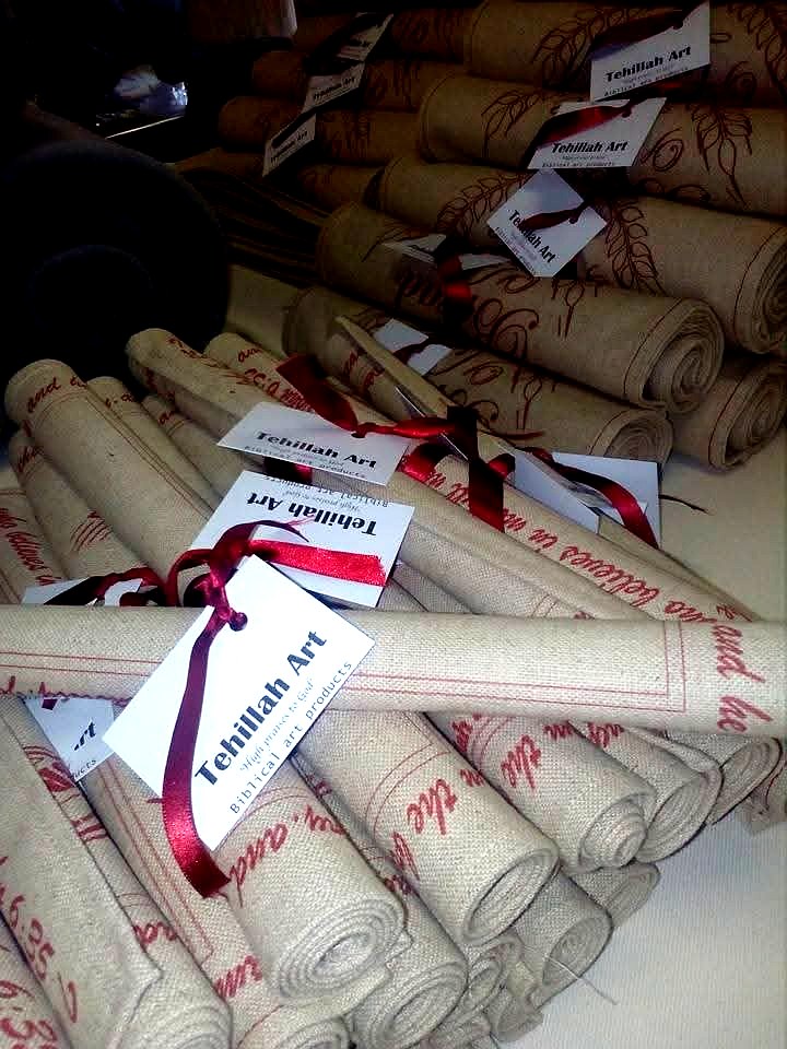 Gift bags of toiletries prepared for the women